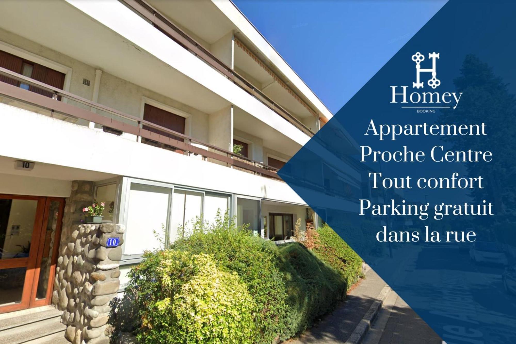 Homey Tidy - New / Proche Centre Annecy / Parking Gratuit / Logement Entierement Equipe Bagian luar foto