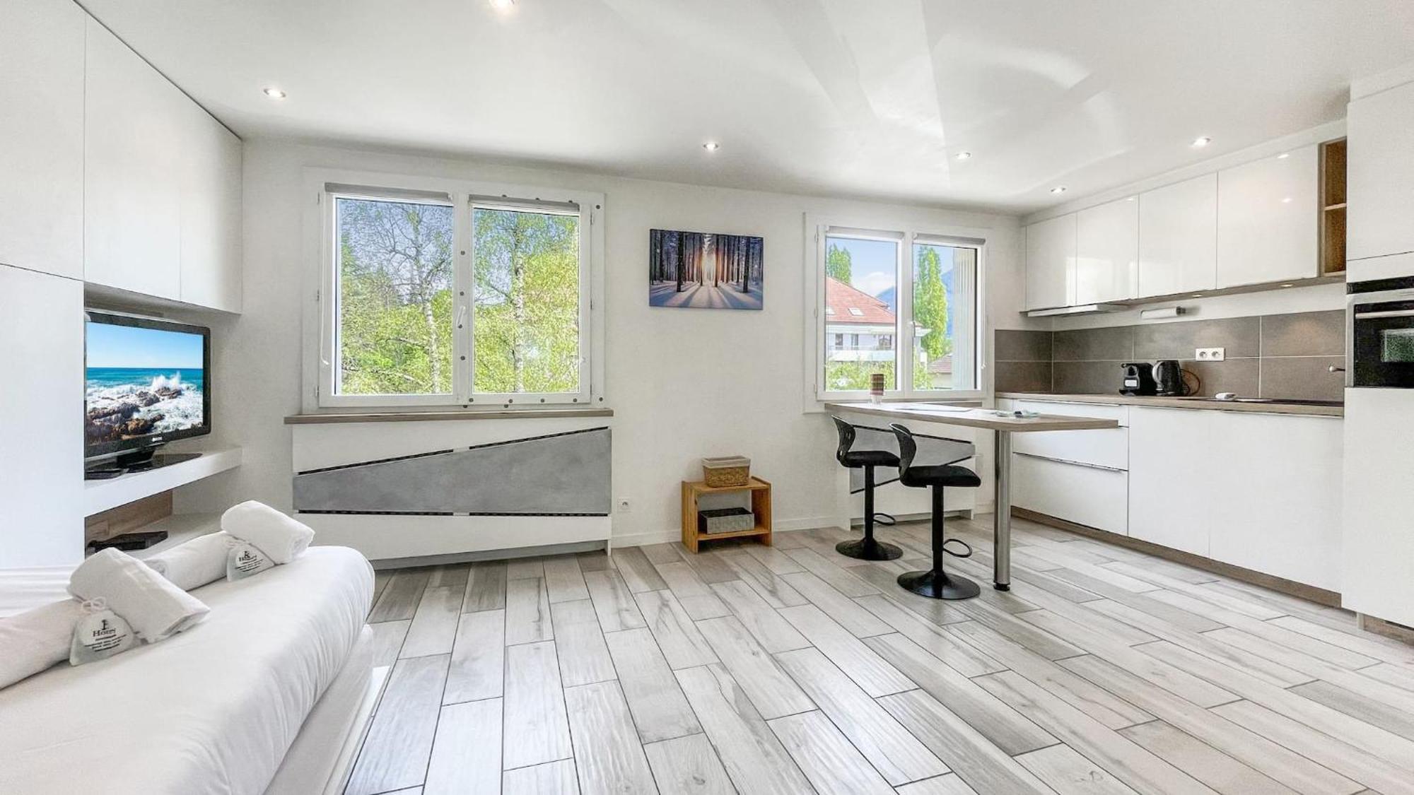 Homey Tidy - New / Proche Centre Annecy / Parking Gratuit / Logement Entierement Equipe Bagian luar foto